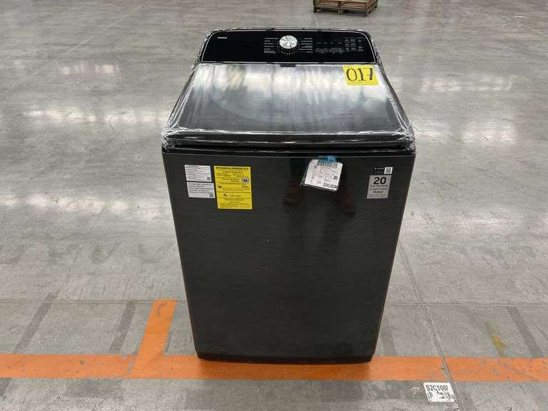 (NUEVO) Lavadora de 25KG Marca SAMSUNG, Modelo WA25DG5505AV, Serie 00505V, Color NEGRO