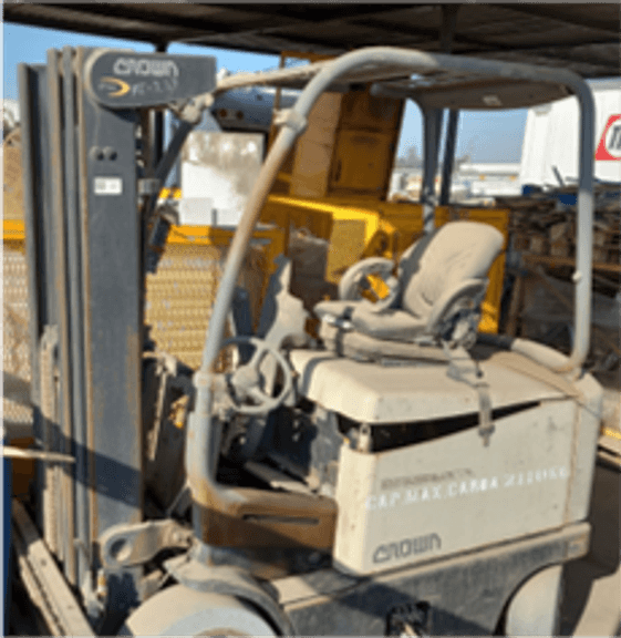 (Remoción antes del 15 de enero) 1 MONTACARGAS HOMBRE SENTADO  01 marca: CROWN, no. de serie: 9A1878