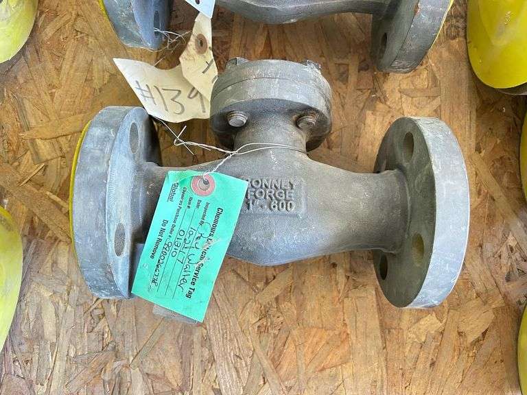 (NEW) 6 Manual Check Valves in Stainless Steel, (1) 2" and 150 Pounds, Tag C32e + (5) 1", 600 Pound