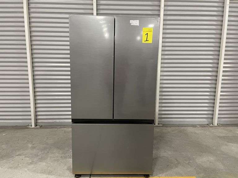 Refrigerador Marca SAMSUNG Modelo RF32CG5A10S9, Serie 0BWZABCY801626P, 127V, 60HZ, 3 AMPS Color Gris