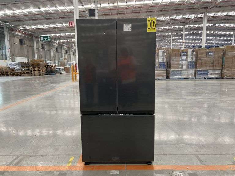 (NUEVO) Refrigerador Marca SAMSUNG, Modelo RF32CG5N10B1, Serie 02779J, Color GRAFITO