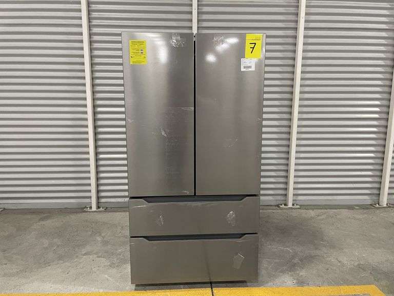 Refrigerador Marca ATVIO Modelo AT-22.4FD,Sin Serie, 115V, 60HZ, 2.5 AMPS Color Gris (Equipo de Devo