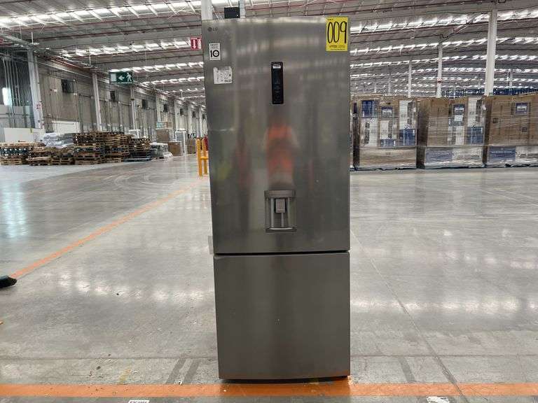 (NUEVO) Refrigerador con dispensador de agua Marca LG, Modelo GB45SPP, Serie G79191, Color GRIS