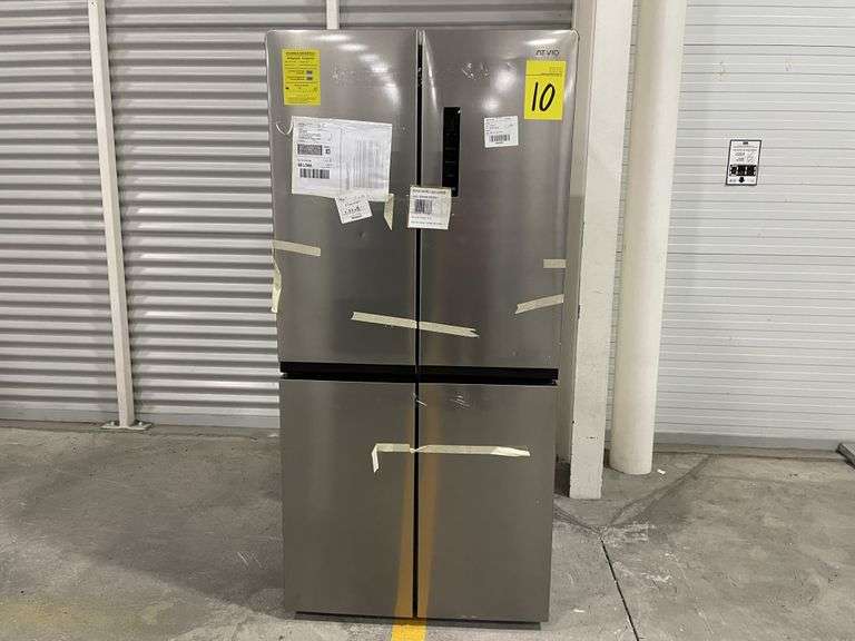 Refrigerador Marca ATVIO Modelo At-17mdi,Sin Serie, 115V, 60HZ, 1.9 AMPS Color gris (Equipo de Devol