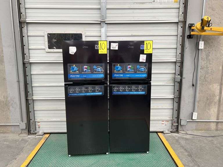 Lote de 2 Refrigeradores, contiene: 1 Refrigerador Marca MIDEA, Modelo MDRT346MTM28D, Serie 310136,