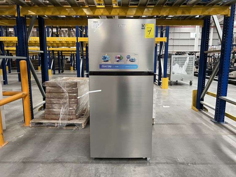 (NUEVO) Refrigerador Marca MIDEA, Modelo MDRT765FGM46D, Serie ND, Color GRIS