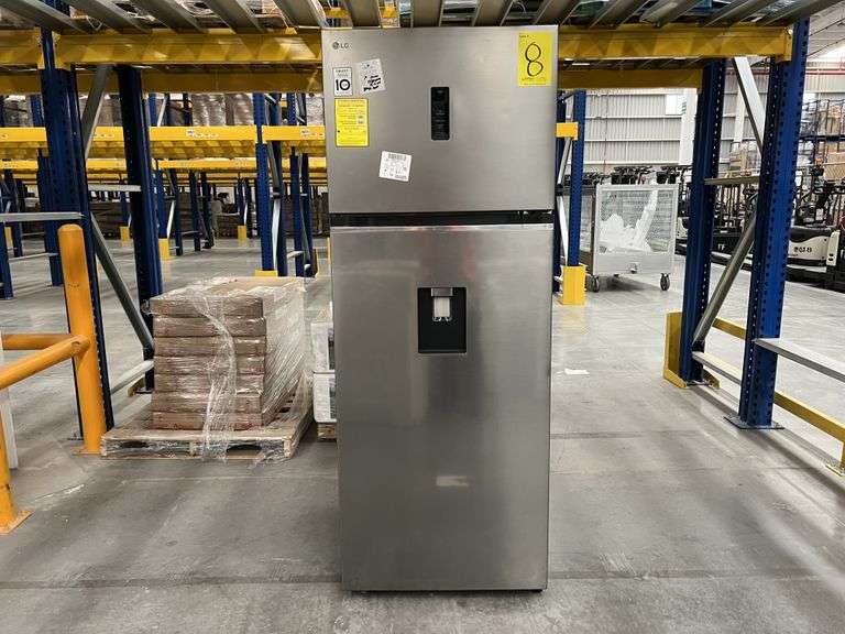 (NUEVO) Refrigerador con dispensador de agua Marca LG, Modelo VT45AWP, Serie E5W998, Color GRIS