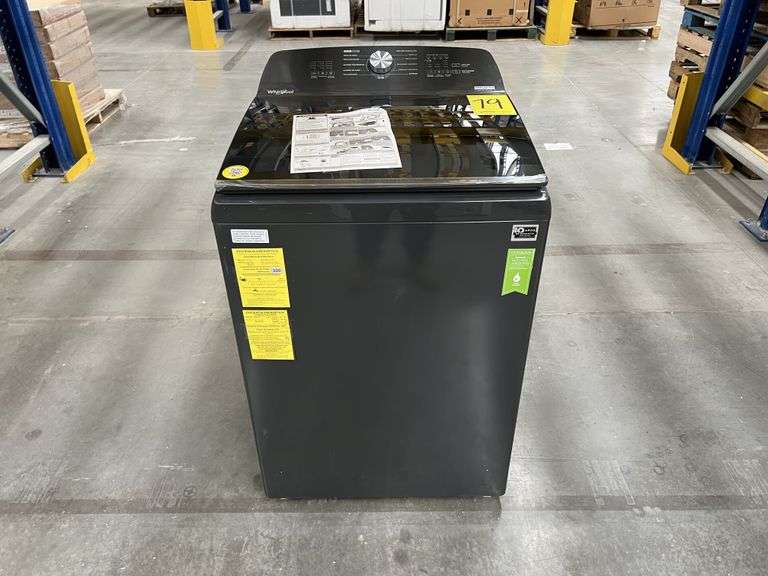 (NUEVO) Lavadora de 24KG Marca WHIRLPOOL, Modelo 8MWTWLA41WJG0, Serie 426307, Color NEGRO