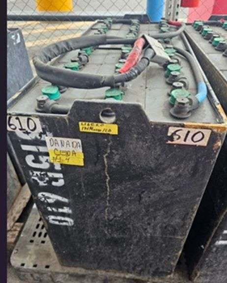 (Obligatorio enviar y presentar manifiesto para remoción) 1 T-Bateria De Montacarga 15B-0610 No. de 