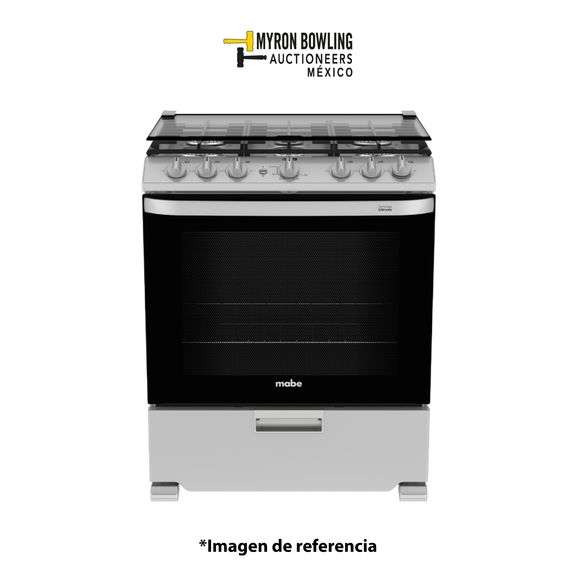 Lote de 3 artículos, contiene: 1 Estufa de piso marca MABE de 76cm, 1 Estufa de piso marca MABE de 7