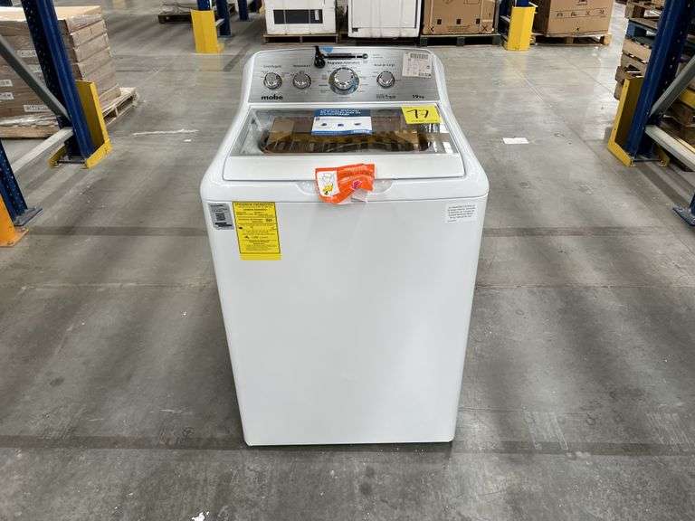 (NUEVO) Lavadora de 19KG Marca MABE, Modelo LMA79114VBAK00, Serie S45166, Color BLANCO