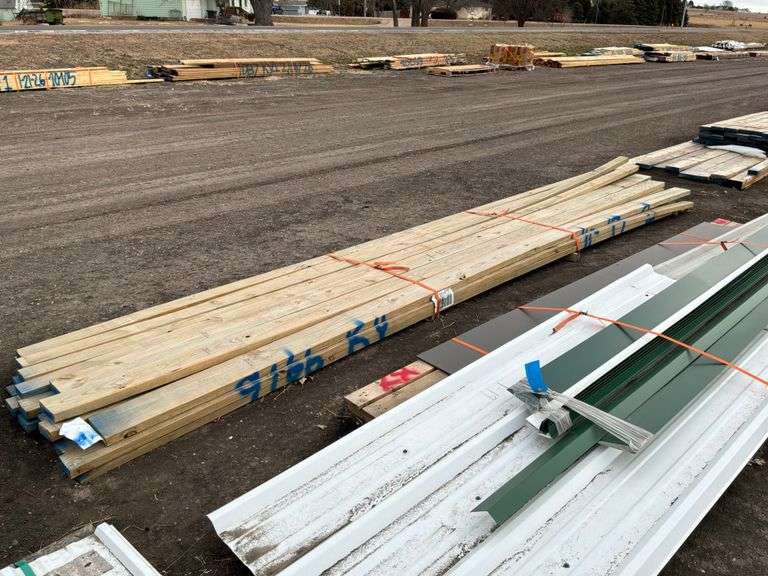 Mixed Bundle of Treated Lumber
