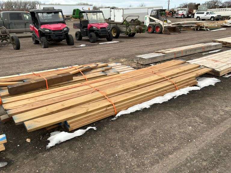 Mixed Bundle of Treated Lumber