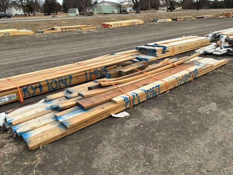 Mixed Bundle of Treated Lumber