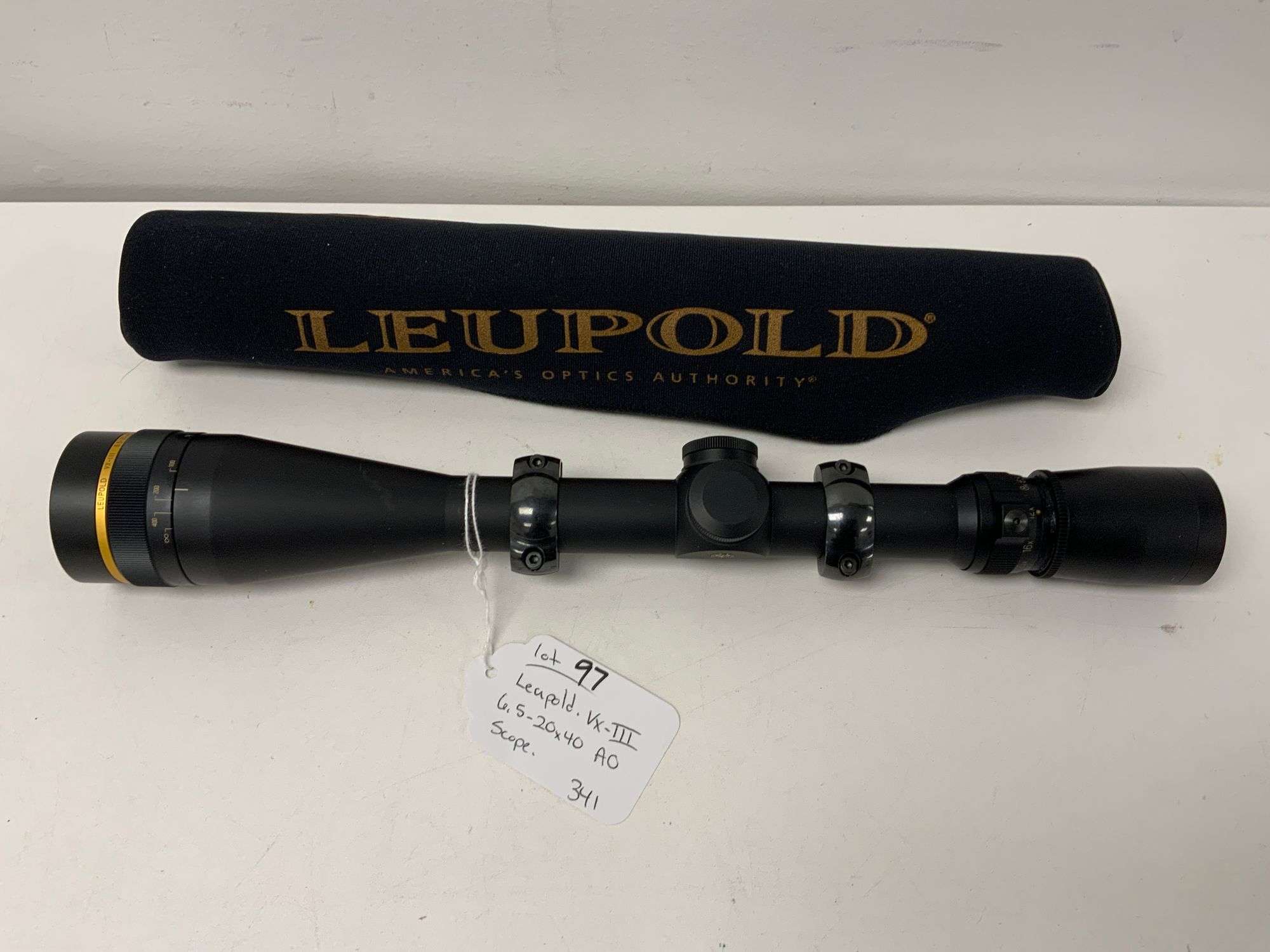 Leupold vari-x III 6.5-20x40 AO scope - Brian Burke Auctions