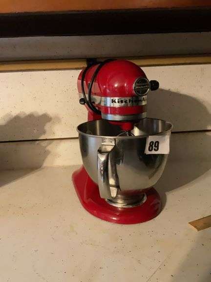 Kitchenaid Stand Mixer - with Metal Bowl, Dough Hook, Wisk and Paddle