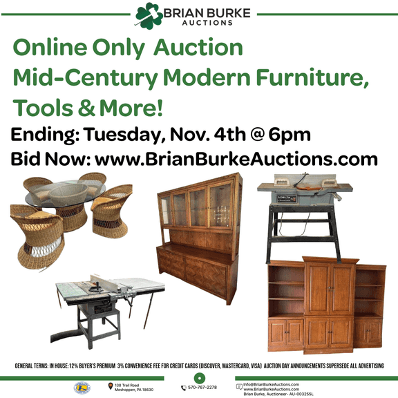Shavertown Online Contents Auction Chase Rd