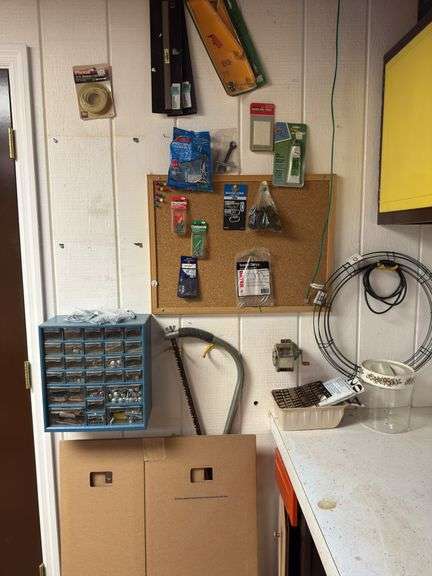 Miscellaneous items and organizer