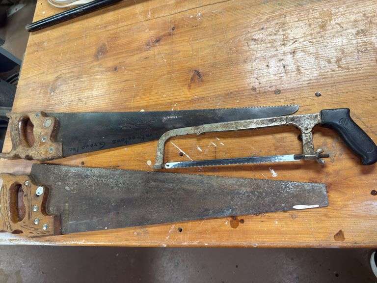 Three hand saws, all for one money