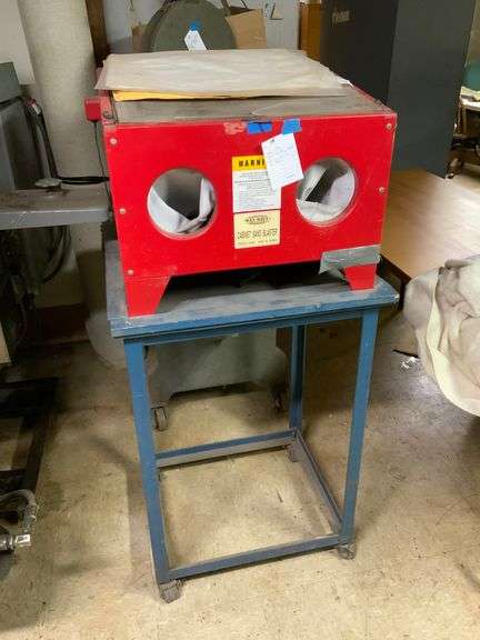 Wel-Bilt Sand blasting Cabinet.