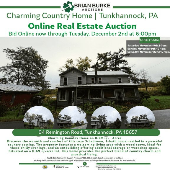 Bidding on 894 Remington Road