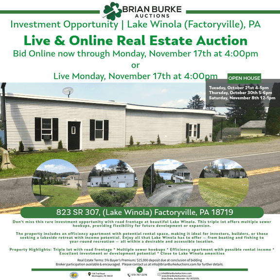 Bidding on 823 SR 307