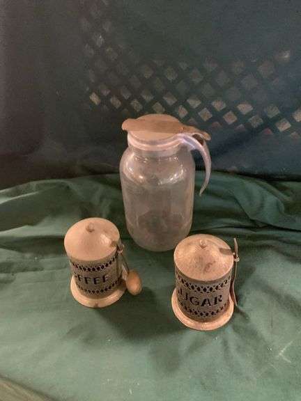Vintage Sugar and Coffee Canisters