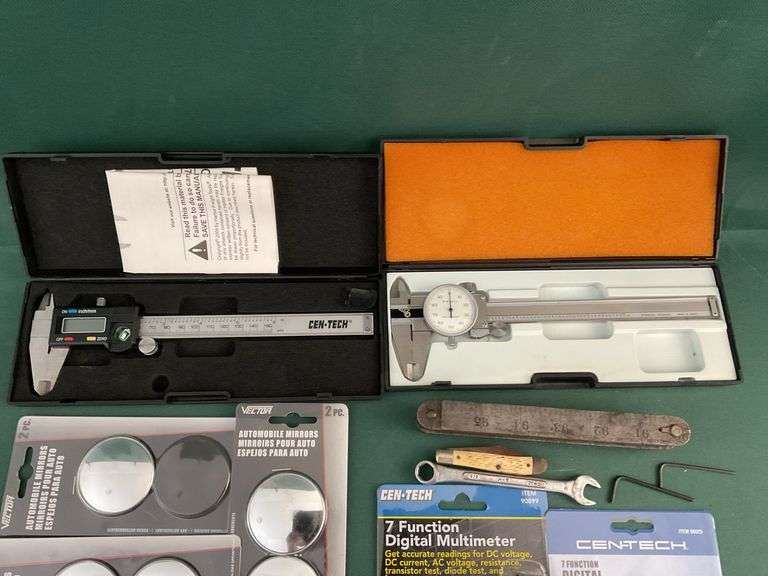 Calipers, Multi meters, and more.