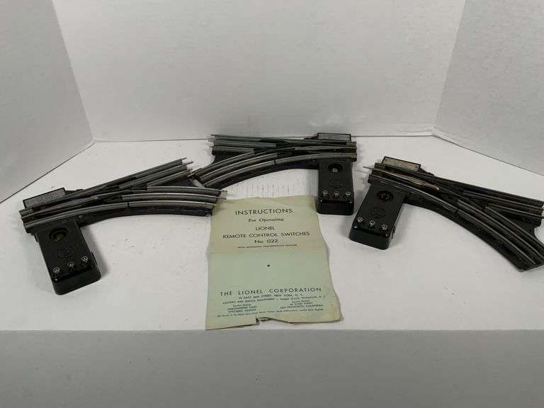 3- Lionel Remote Controls No 022 "O" Gauge Switch