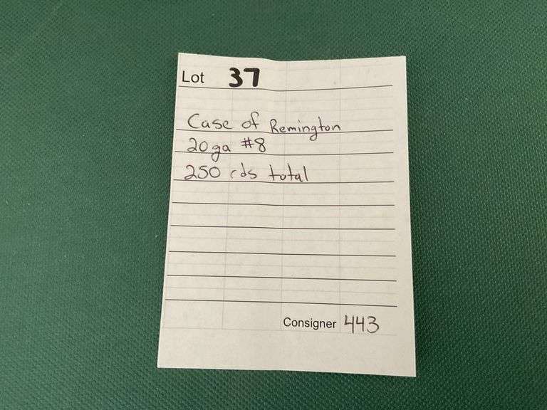 x10 Boxes of Remington 20ga #8