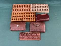 Lot of ammo wallets and ammo blocks.