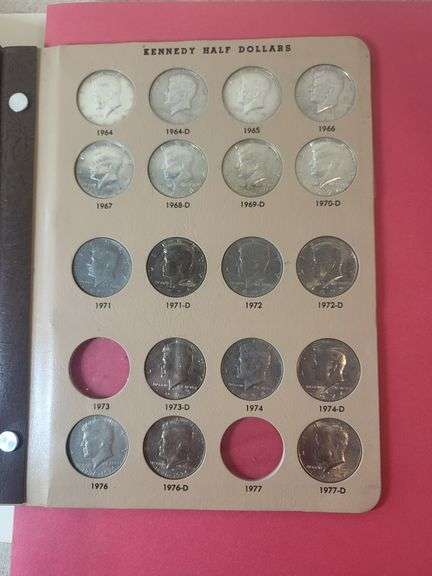 61 Pcs 1964-2015 Kennedy Half Dollar
