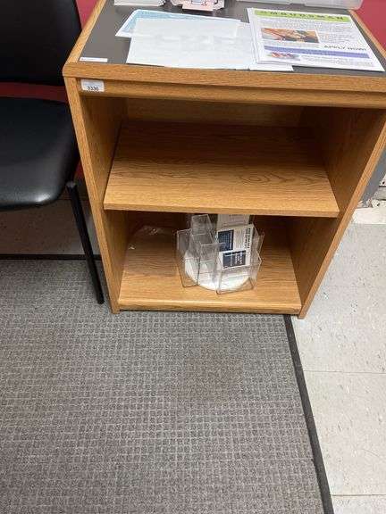 Two Tier Wood Cabinet