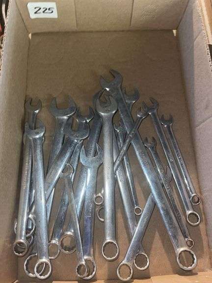 Snap on assorted combination wrenches
