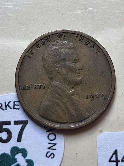 1909 VDB Lincoln Cent XF