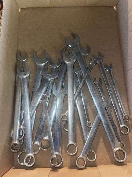 Snap on assorted combination wrenches