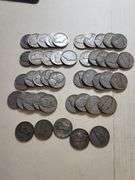 V, 48  Buffalo 39 Jeff 5 War Nickels- Empty Folder