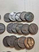 V, 48  Buffalo 39 Jeff 5 War Nickels- Empty Folder