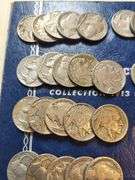 V, 48  Buffalo 39 Jeff 5 War Nickels- Empty Folder