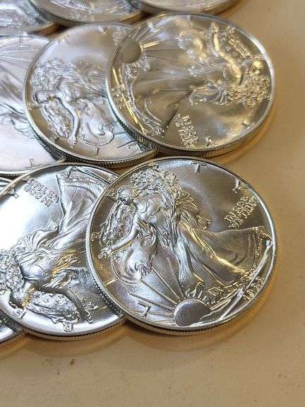 20 Pcs 1988 1oz $1 Silver Eagle Unc
