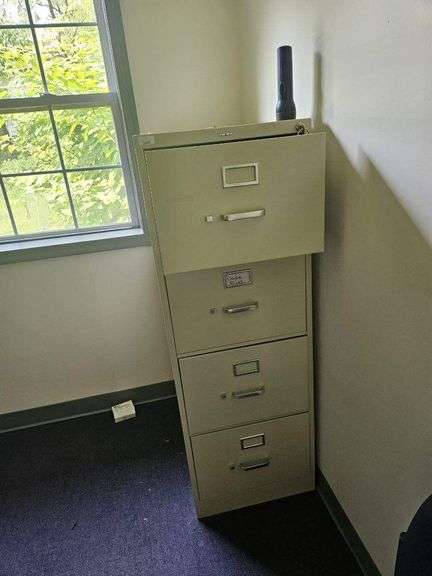 4 Drawer File Cabinet (Tan)