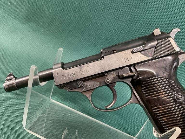 German, P.38, 9mm, SN: 9251, 4.875" Barrel