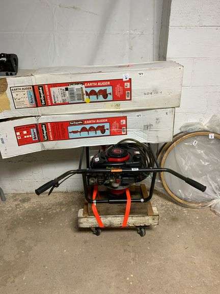 Earthquake, 2 man earth auger