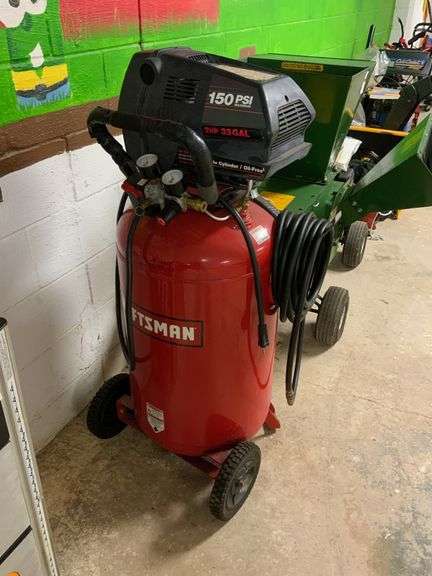 Craftsman 33 gallon 150 psi air compressor