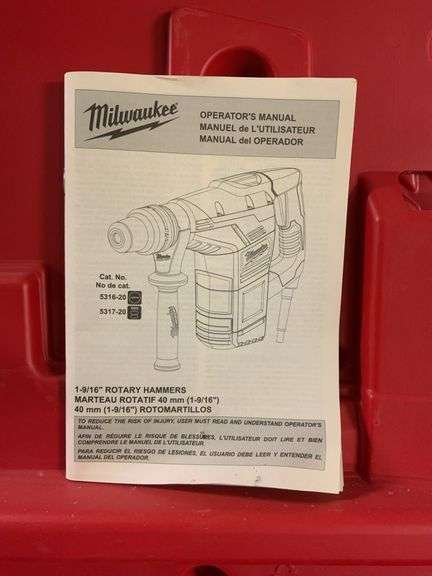 Milwaukee rotary hammer