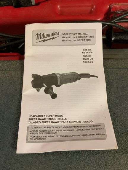 Milwaukee heavy duty super hawg