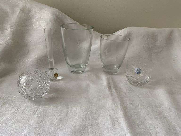 3 Swedish Vases