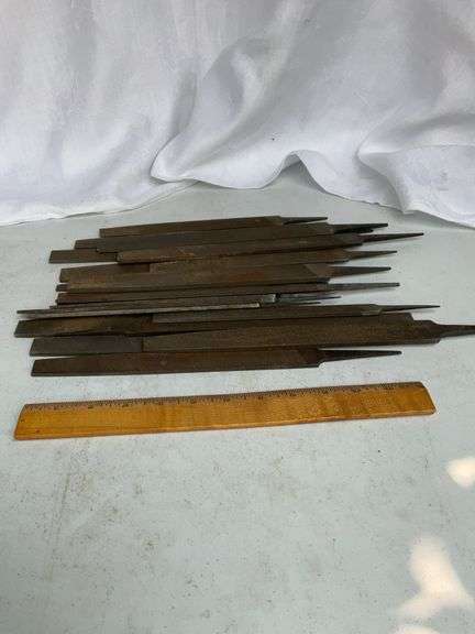 Collection of metal files