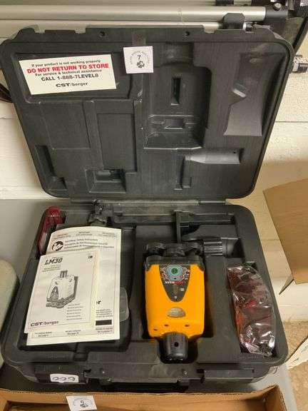CST/berger LM30 horizontal and vertical rotary laser