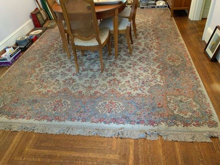 Floral Area Rug 12ft 2in x 8ft 8 in